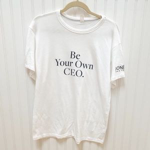 “BE YOUR OWN CEO” Jones NY NWOT Tee Shirt